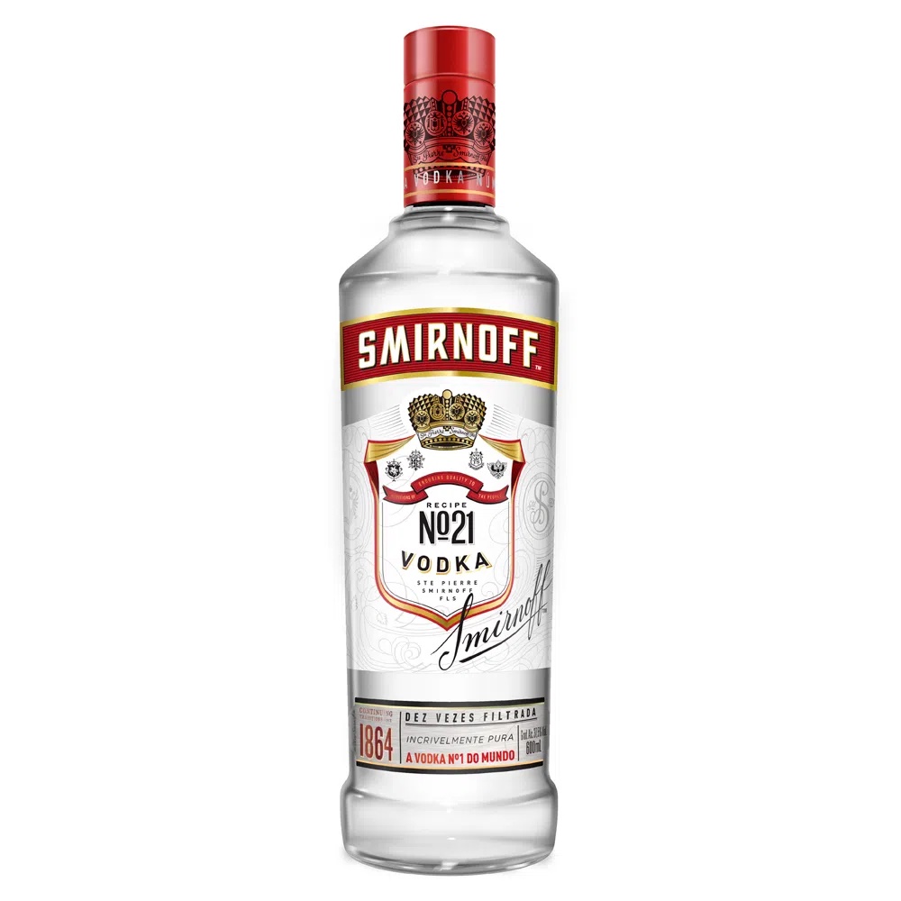 Smirnoff No. 21 bottle