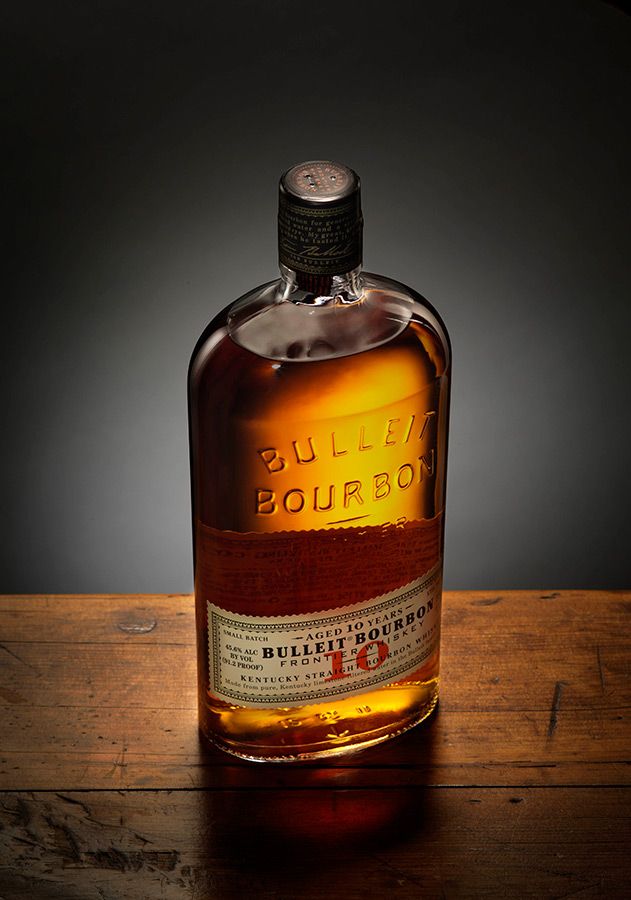 Bulleit Bourbon bottle