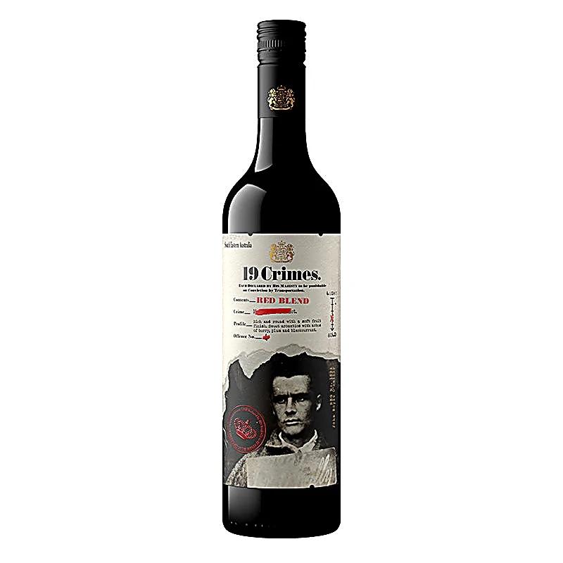 19 Crimes Red Blend bottle