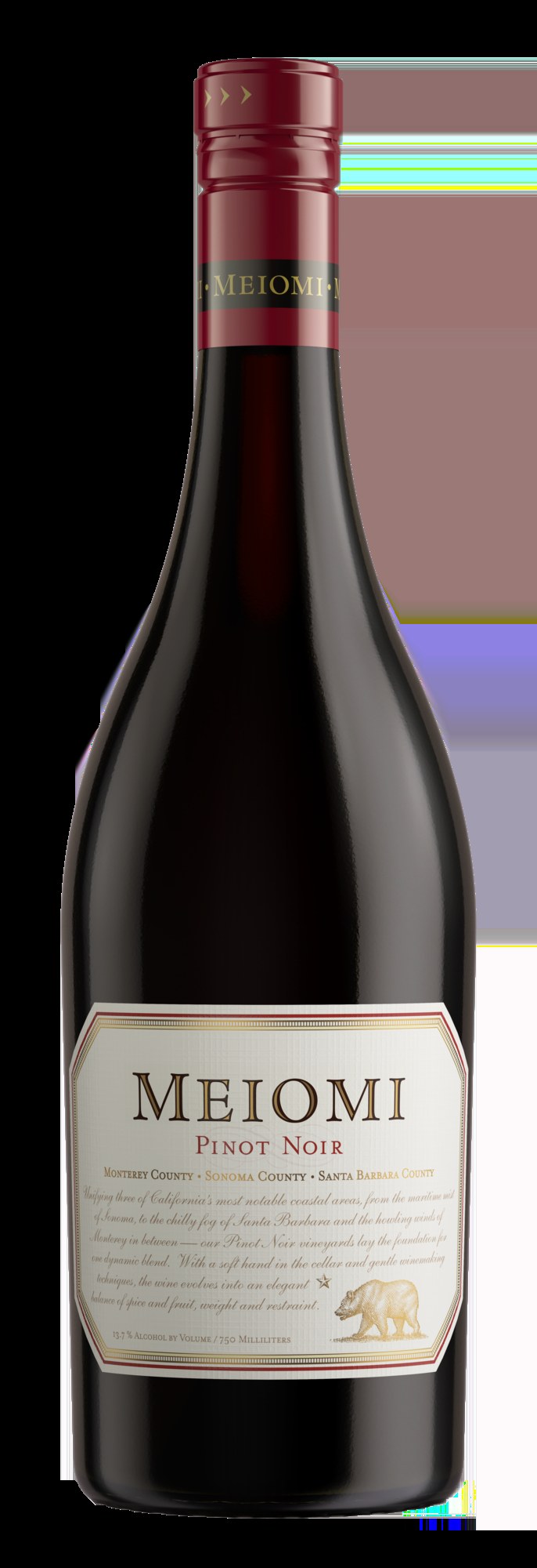 Meiomi Pinot Noir bottle